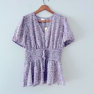 NWT Everleigh Blouse, Sz L